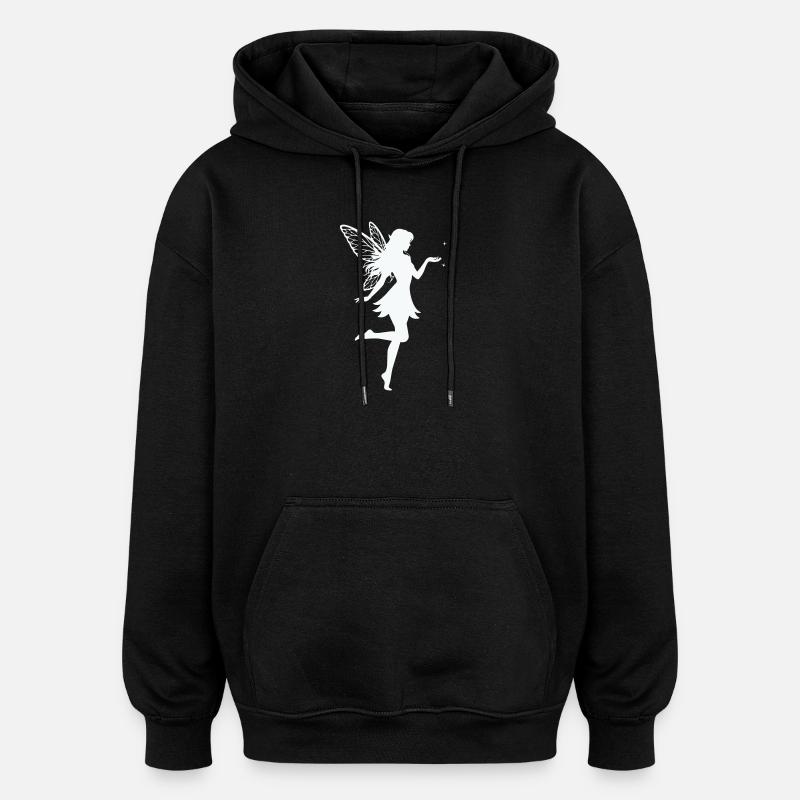 Fee Elfe  - Oversized Unisex Hoodie - Schwarz