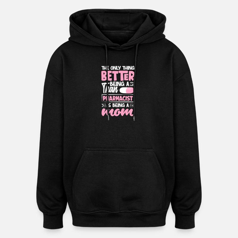 Pharmacien Technicien Pharmaceutique - Sweat à capuche oversize unisexe - noir