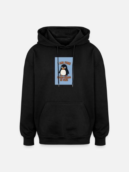 Money Wine Everything Is Good - Oversized Unisex Hoodie - black