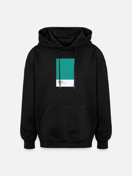 Ideen entstehen im Denken Poster - Oversized Unisex Hoodie - Schwarz