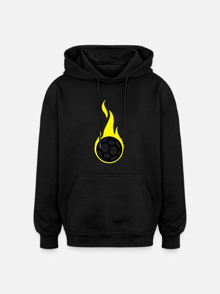 handball 1 clr2 - Oversized Unisex Hoodie - Schwarz