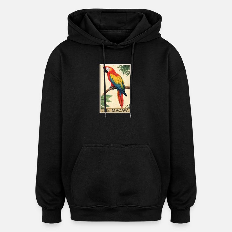 L’ère de l’ara - Sweat à capuche oversize unisexe - noir