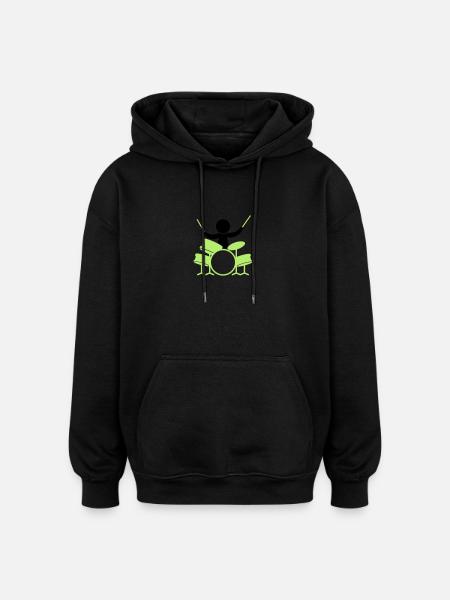 Rockstar (2c)++2013 - Oversized Unisex Hoodie - black
