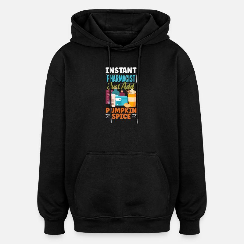 Pharmacien Technicien Pharmaceutique - Sweat à capuche oversize unisexe - noir