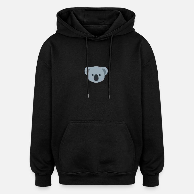 Koala sind GEIL - Oversized Unisex Hoodie - Schwarz