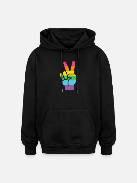 LGBT Pride Month - LGBT Pride - Oversized Unisex Hoodie - black