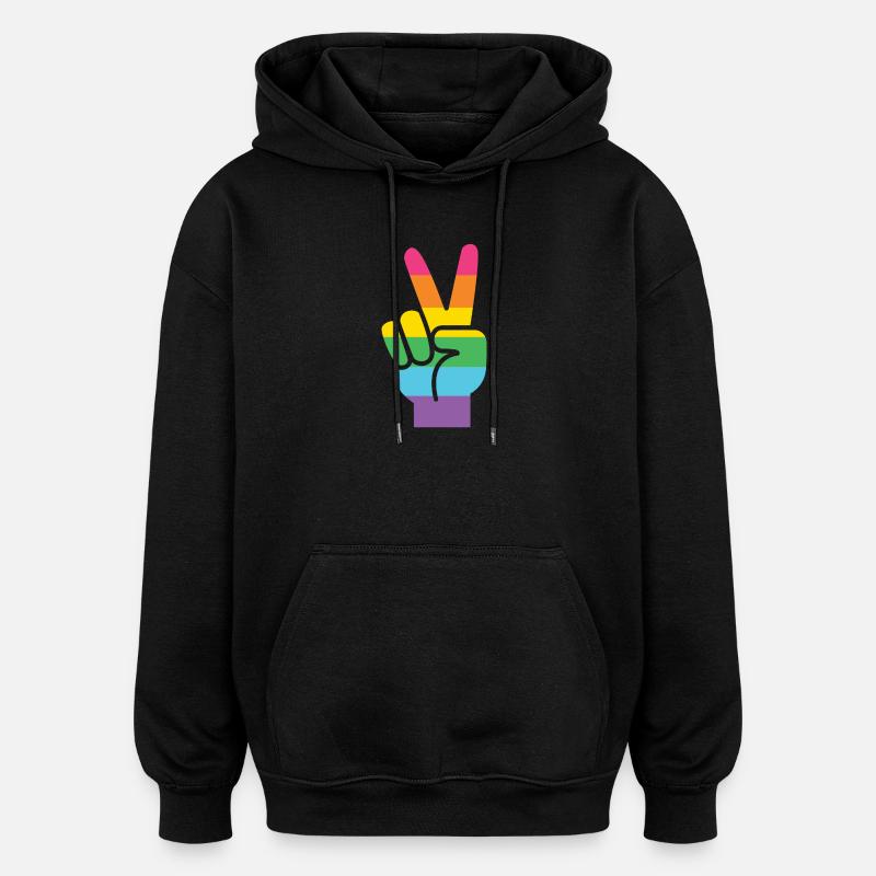 LGBT Pride Monat - LGBT Pride - Oversized Unisex Hoodie - Schwarz