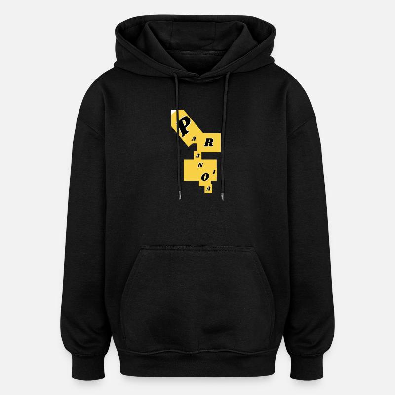 Paranoia-Rätsel-Glyphen - Oversized Unisex Hoodie - Schwarz
