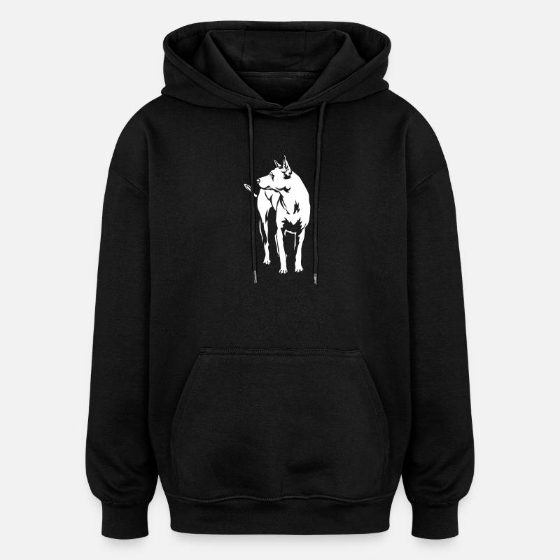 Thai Ridgeback « Black Edition » - Sweat à capuche oversize unisexe - noir
