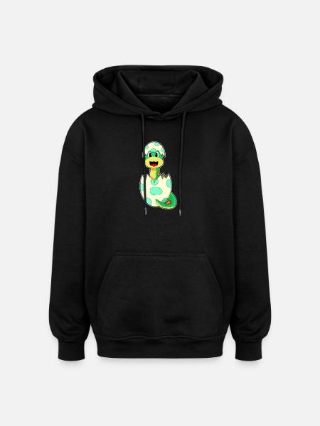 Snake Egg - Oversized Unisex Hoodie - black
