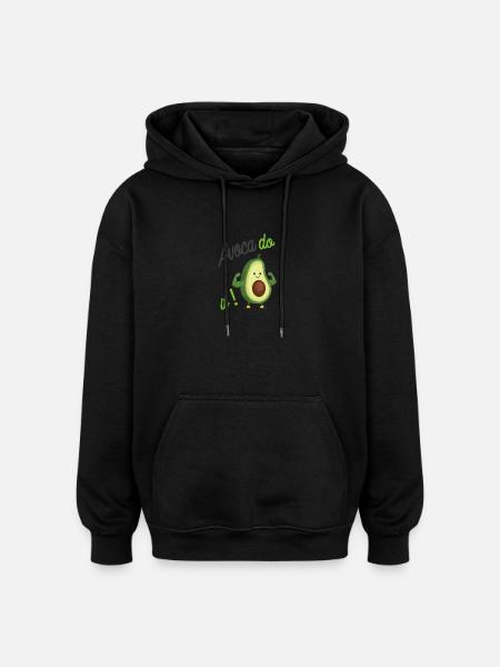 Avocado it! - Oversized Unisex Hoodie - black