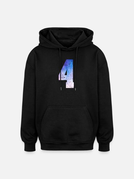 Issue 4 – 4 Year Anniversary Gift - Oversized Unisex Hoodie - black