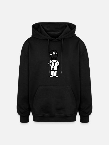 Arzt - Oversized Unisex Hoodie - Schwarz