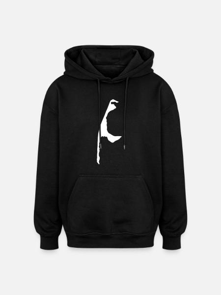 Sylt Silhouette - Oversized Unisex Hoodie - black