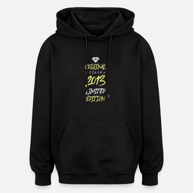 Édition limitée 2013 - Sweat à capuche oversize unisexe - noir