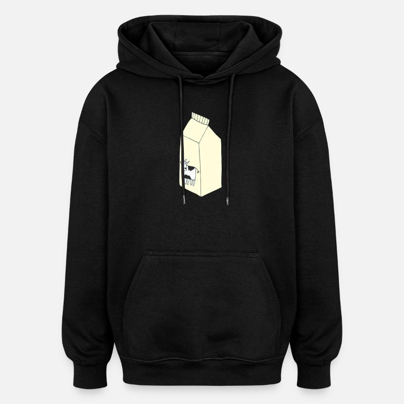 sac de lait - Sweat à capuche oversize unisexe - noir