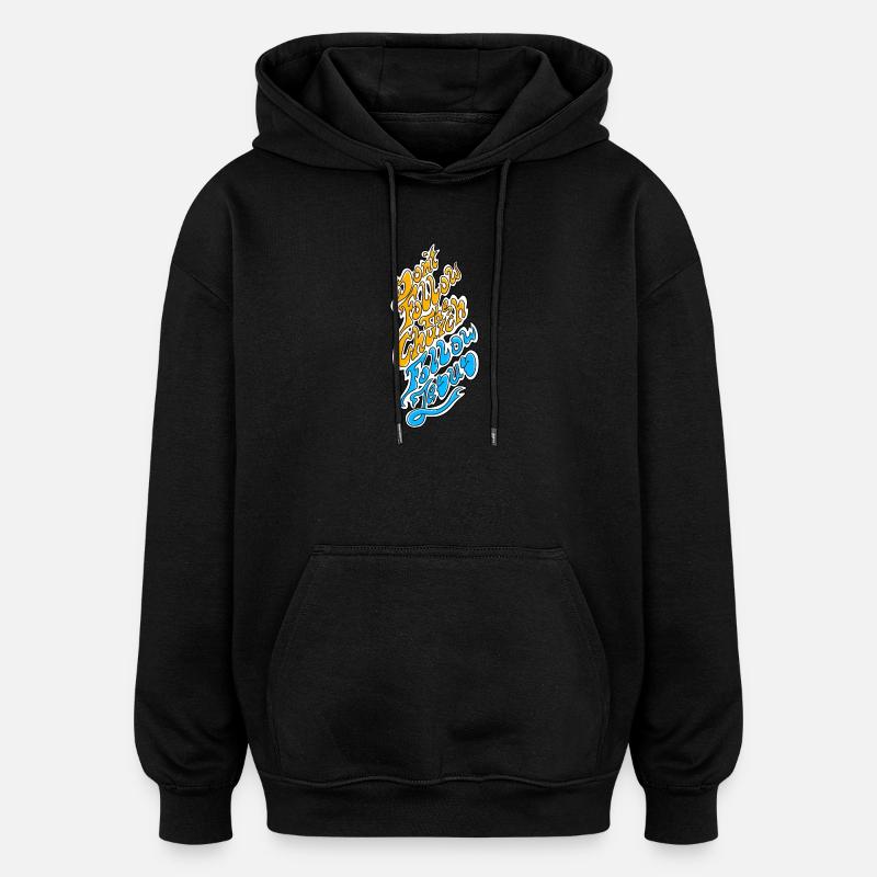 Anticlerycal - Oversize unisex hoodie - sort