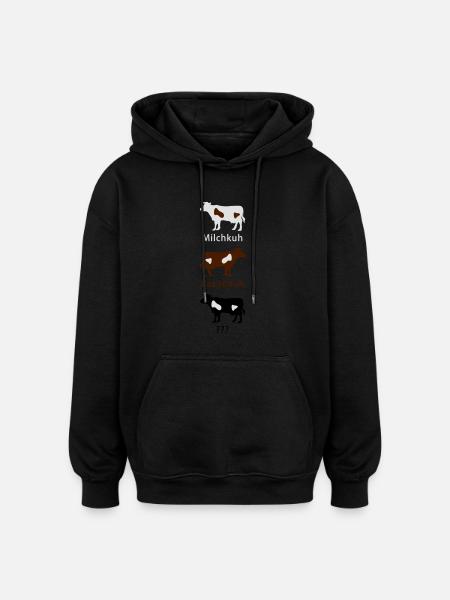 Michkuh - Kakaokuh - ... - Oversized Unisex Hoodie - Schwarz