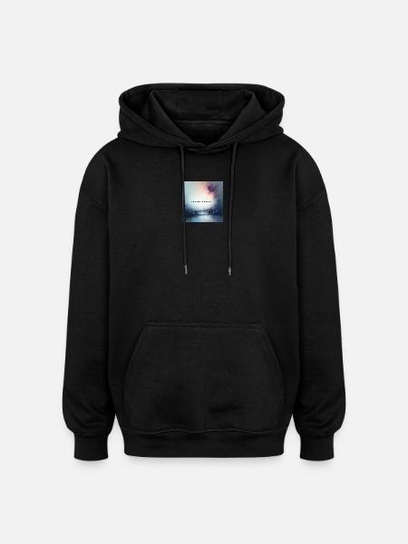 Flançaille Brume Crépuscule - Oversized Unisex Hoodie - black