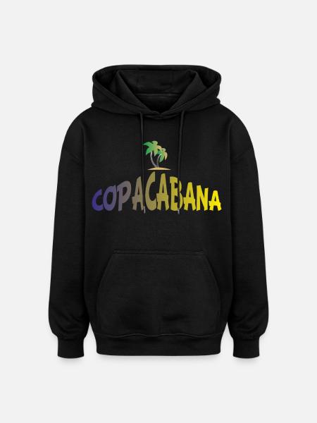 copacabana - Oversized Unisex Hoodie - black