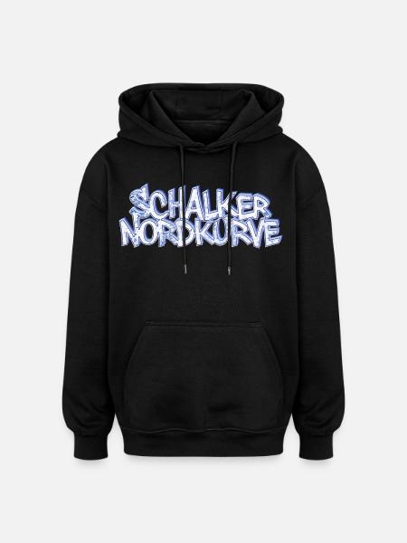 Schalker Nordkurve - Oversized Unisex Hoodie - Schwarz