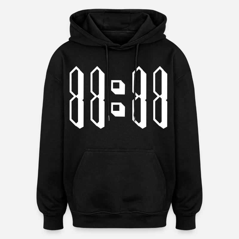 11:11 eleven o'clock eleven - Oversized Unisex Hoodie - black