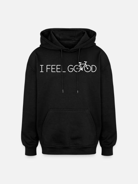 Bicycle - Oversized Unisex Hoodie - black