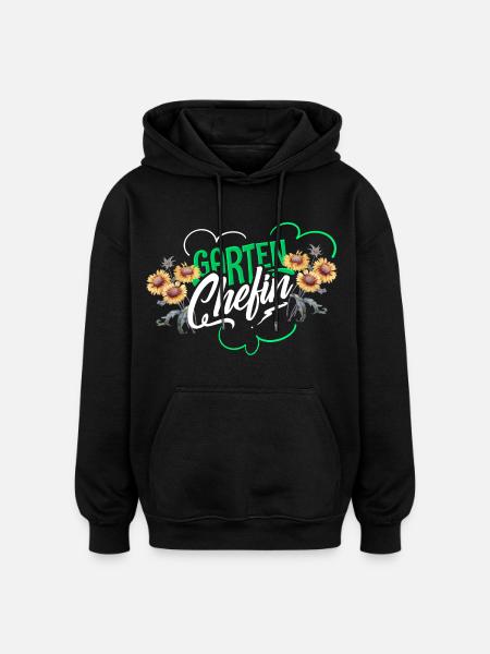 Garden boss - Oversized Unisex Hoodie - black