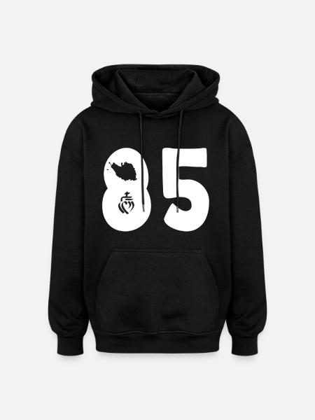 85 department sold - Oversized Unisex Hoodie - black