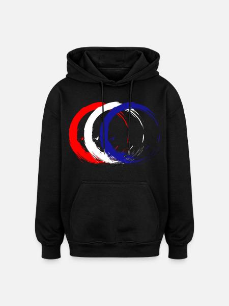Croatia - Oversized Unisex Hoodie - black