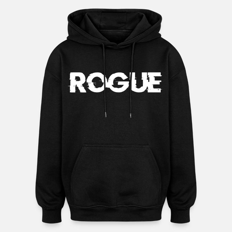 Fripouille - Sweat à capuche oversize unisexe - noir