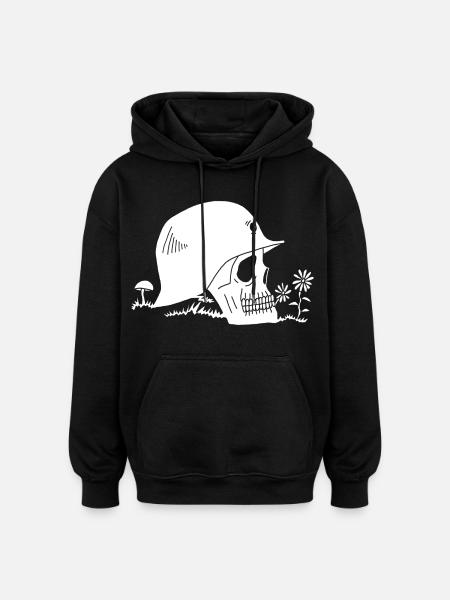 Ex-serviceman - Oversized Unisex Hoodie - black