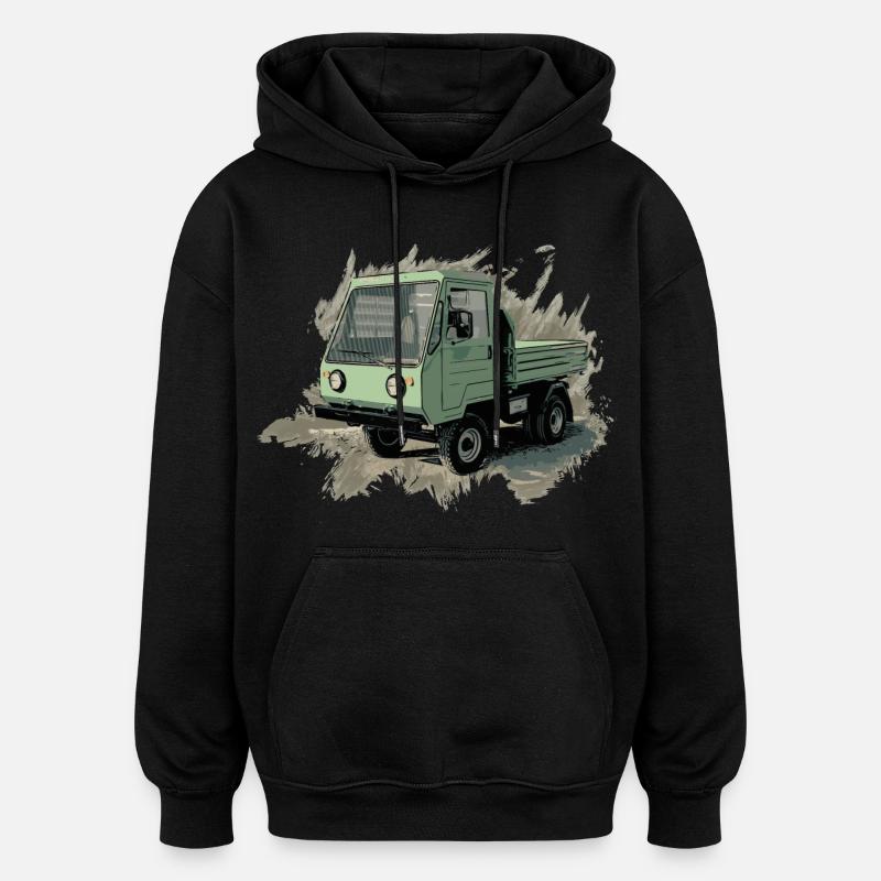 MultiCar M24 - Sweat à capuche oversize unisexe - noir