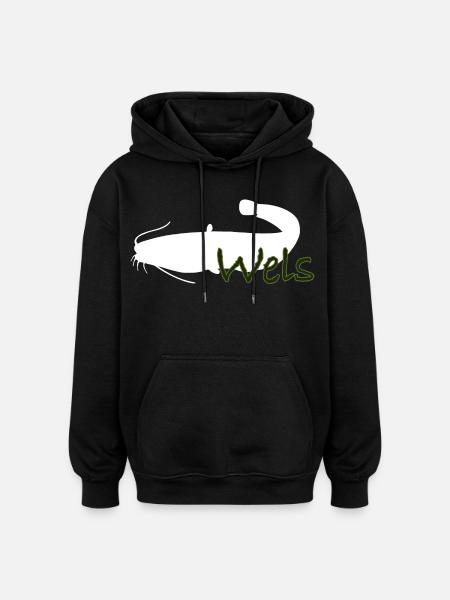Wels - Oversized Unisex Hoodie - Schwarz