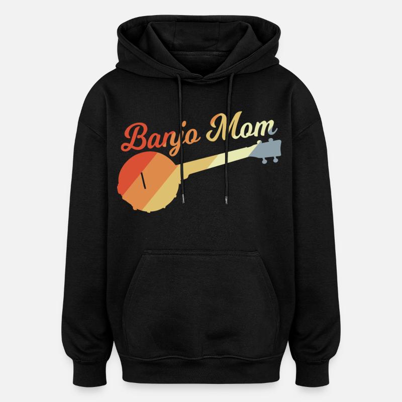 Banjo Mama - Sweat à capuche oversize unisexe - noir