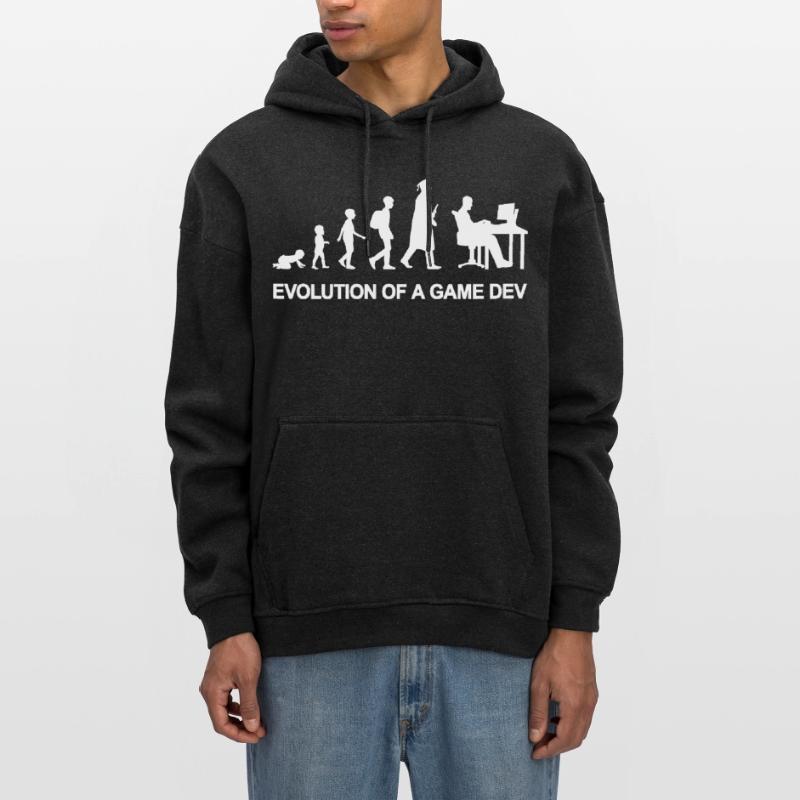 Game Developer Evolution Oversized Unisex Hoodie