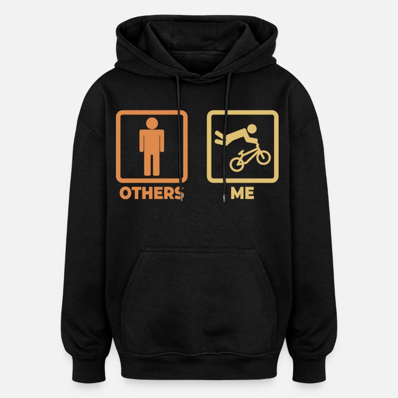 Blague BMX - Sweat à capuche oversize unisexe - noir