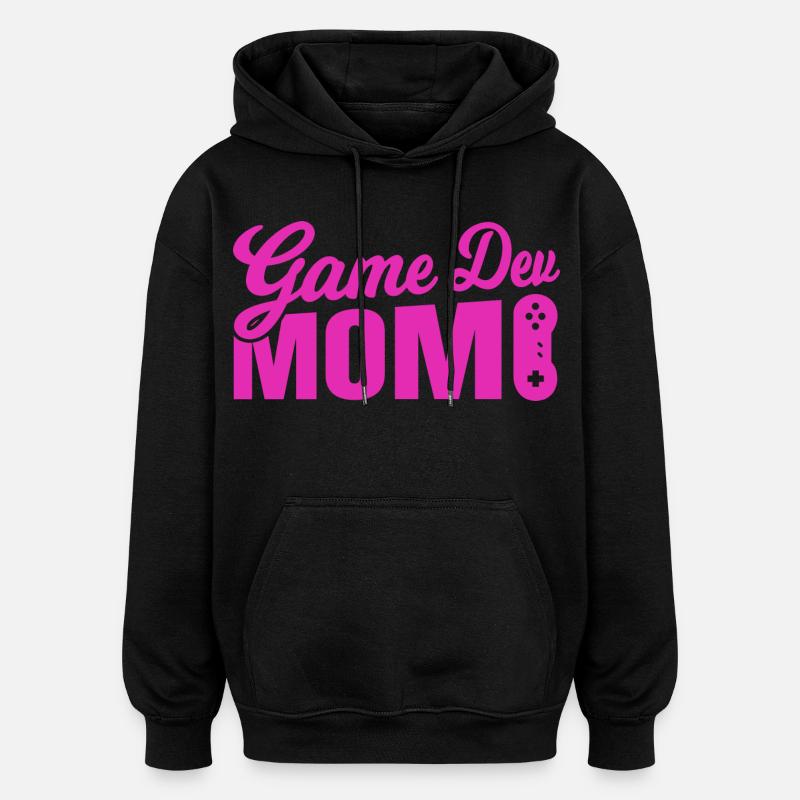 Game Developer Mother - Oversized Unisex Hoodie - black