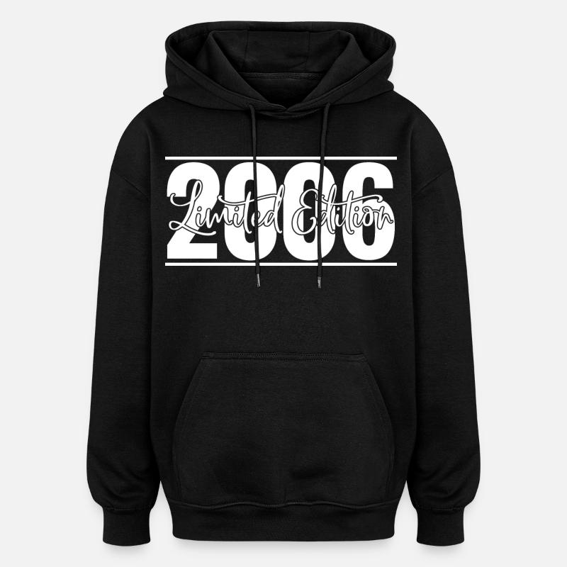 Edition limitée 2006 - Sweat à capuche oversize unisexe - noir