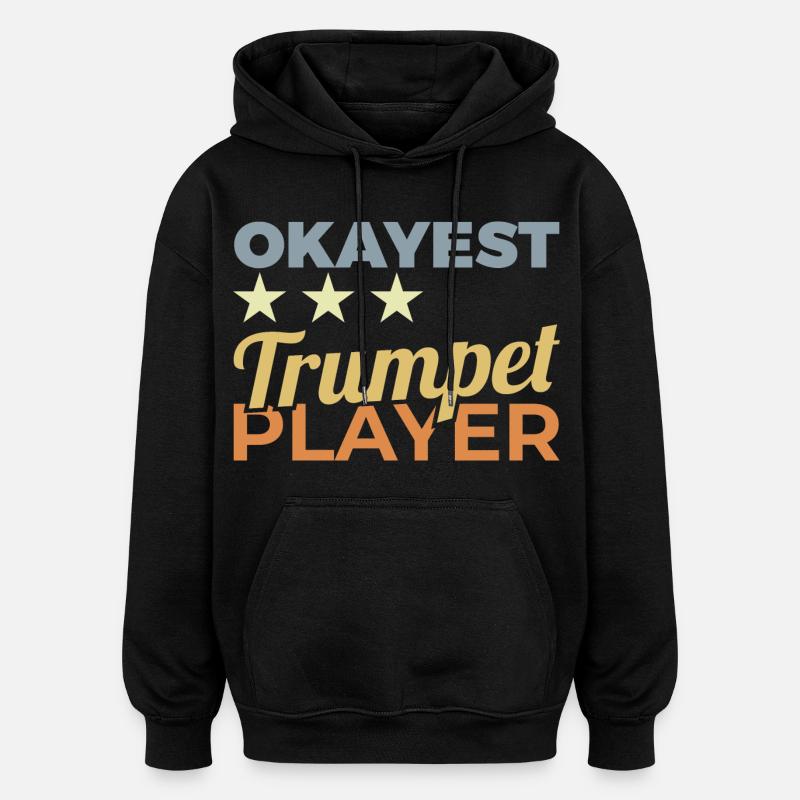 Durchschnittlicher Trompeter - Oversized Unisex Hoodie - Schwarz