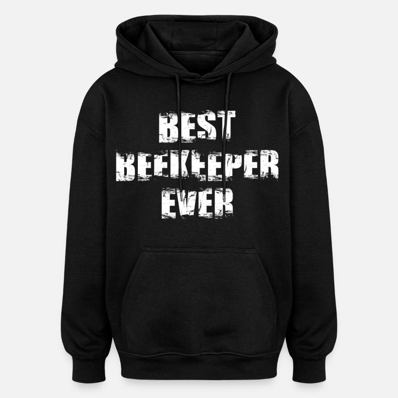 Apiculteurs drôles - Sweat à capuche oversize unisexe - noir