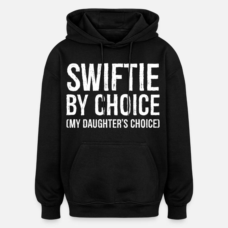 swiftie by choice - Sweat à capuche oversize unisexe - noir