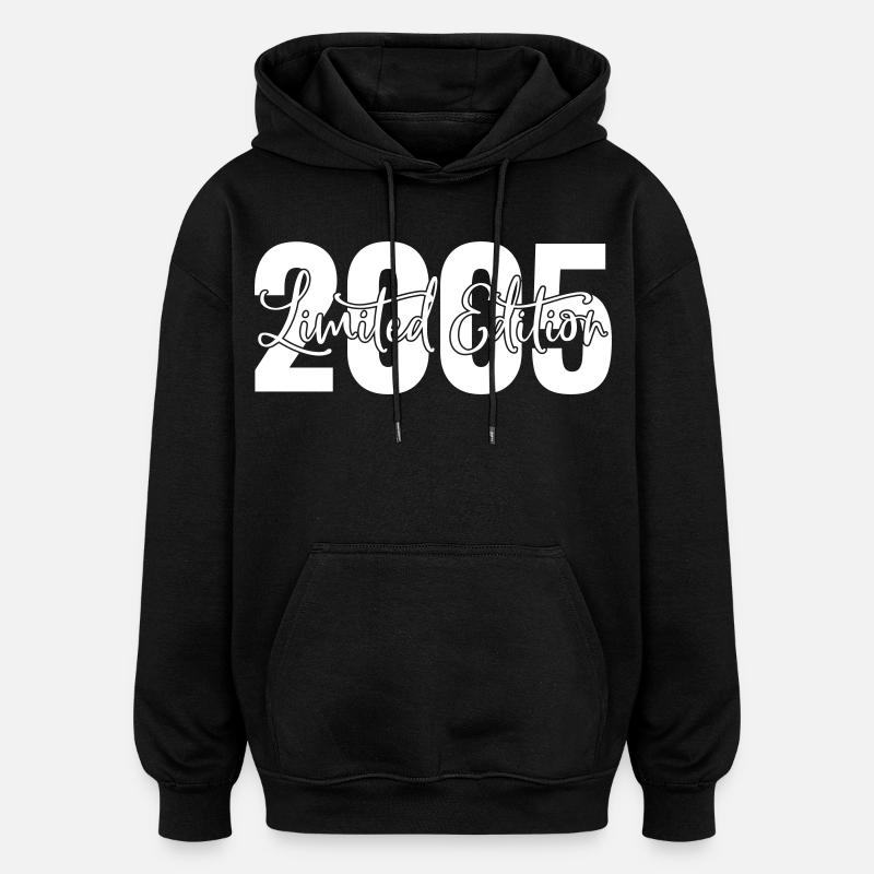 Edition limitée 2005 - Sweat à capuche oversize unisexe - noir