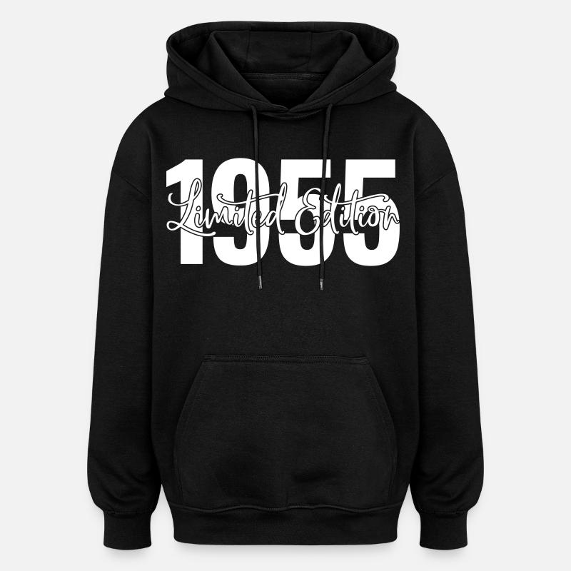 Edition limitée 1955 - Sweat à capuche oversize unisexe - noir