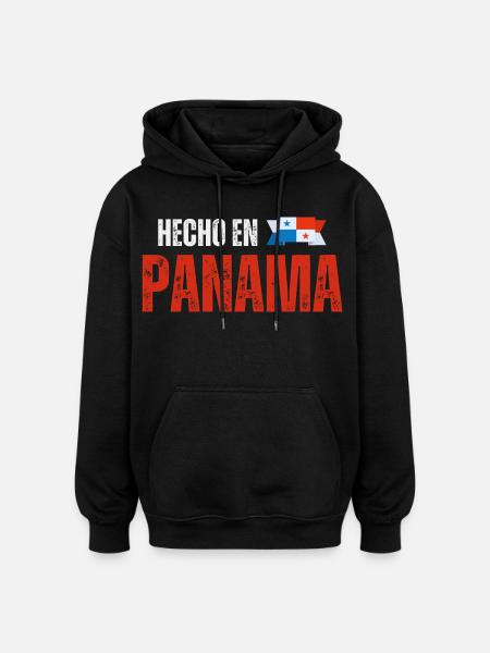 Made in Panama, Panamanian pride - Oversized Unisex Hoodie - black