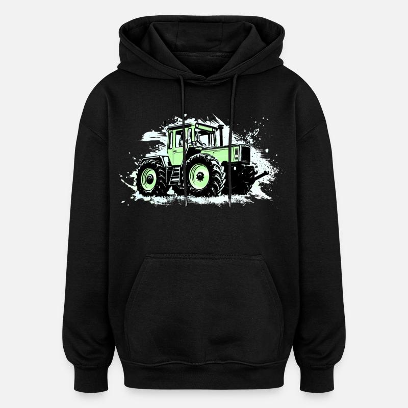 Green Tractor - MB-trac 1300 - Oversized Unisex Hoodie - black