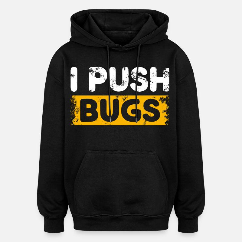 Programmer Funny Jokes - Oversized Unisex Hoodie - black