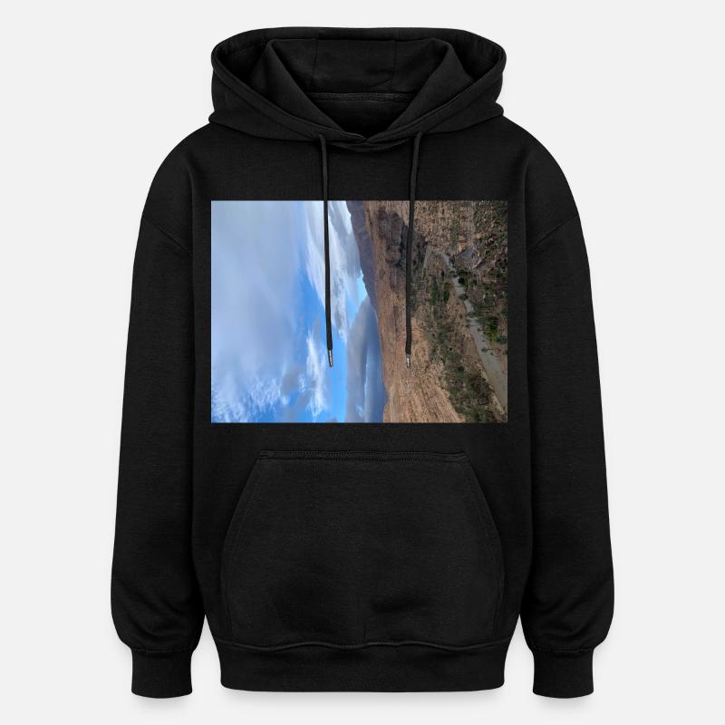 صورة لحضارة البربر - Oversized Unisex Hoodie - Schwarz