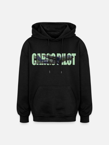 Cargo pilot C-160 - Oversized Unisex Hoodie - black