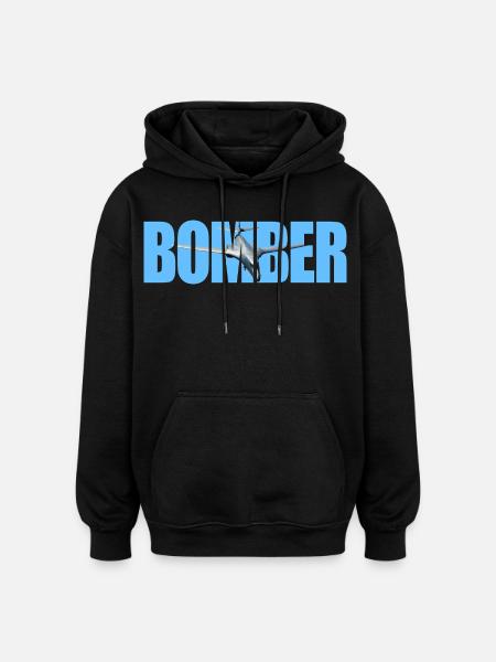Bomber B-1B Lancer - Oversized Unisex Hoodie - black
